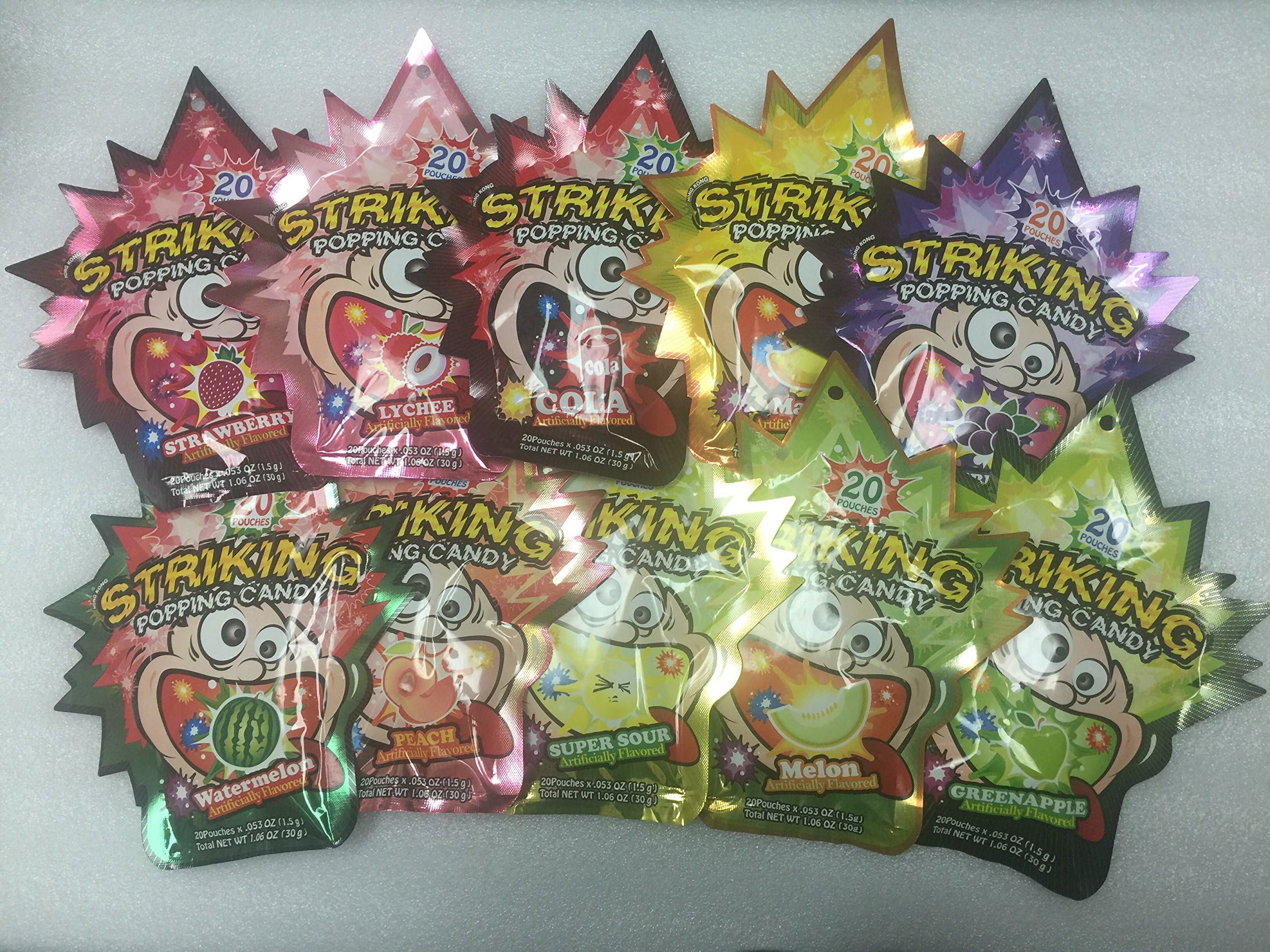 Striking popping candy x 10 favor/ bags { Hong Kong version }