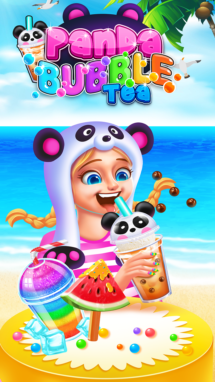Bubble Tea Maker Rainbow Boba Flow Recipes & Milk Tea Kids App on