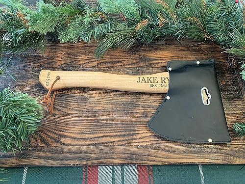 Miniatura 5 de Custom Engraved Axe, Personalized Hatchet, Groomsmen Gift, Best Man Gift, Gifts for Dad, Gifts from Daughter, Custom Hunting Ax, Handmade Gift for