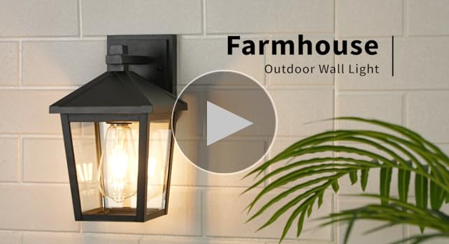 zeyu 2 Pack Modern Front Porch Lights, 10.5-Inch Farmhouse