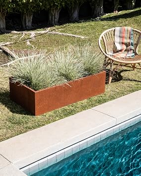Veradek Corten Steel Series Garden Bed - Outdoor Garden Planter