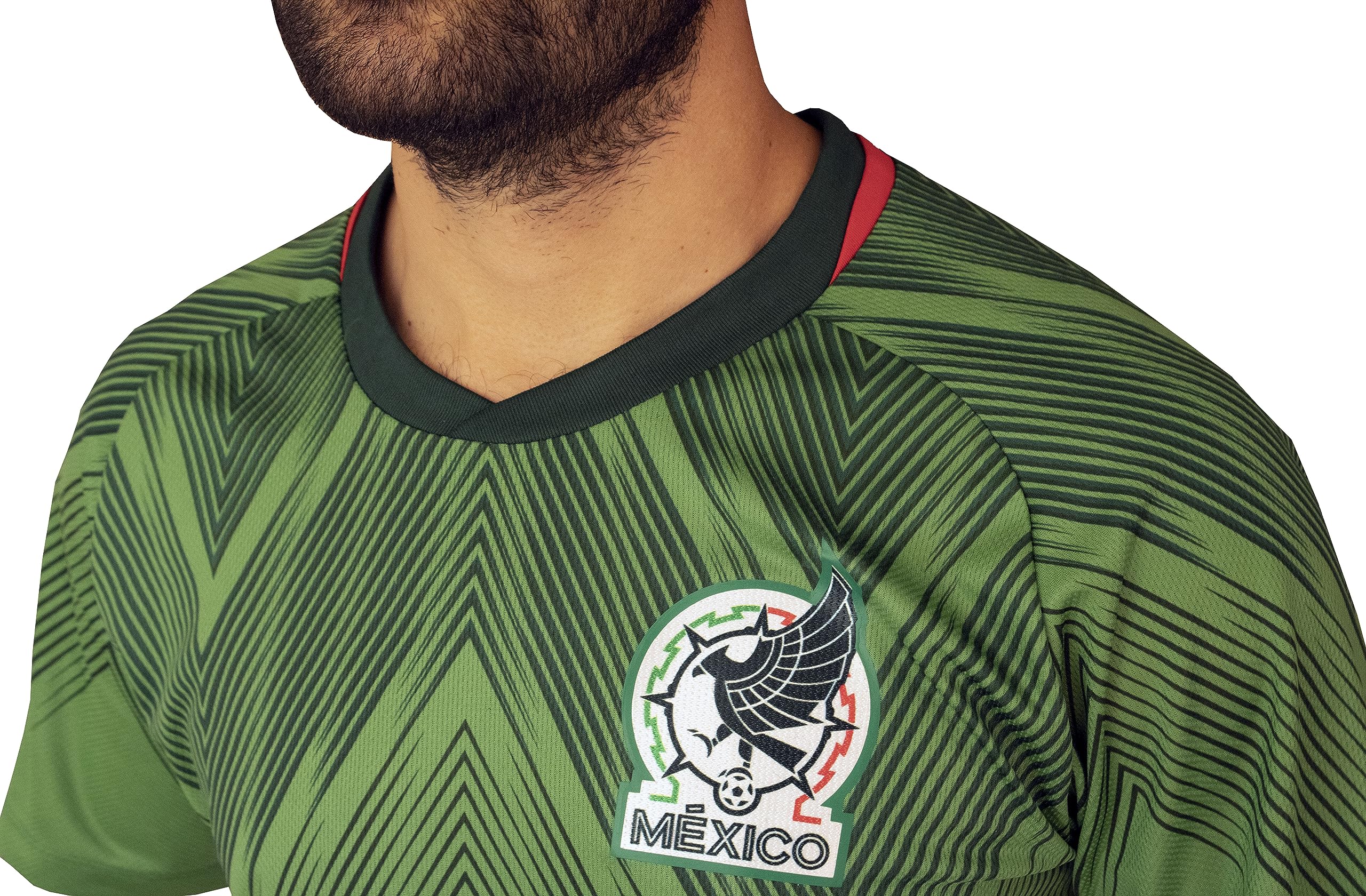 ECU Sport - Mexico Soccer Jersey, Mexico Shirt (X-Large) Green