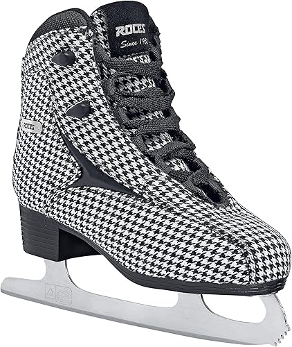 Miniatura 9 de Roces Wooly Fleur De Lis Ice Skate Superior Italian Navy 450694 0002 Cuadros Negro/Blanco/Plata,Negro (Sand/Black),Blanco, blanco y