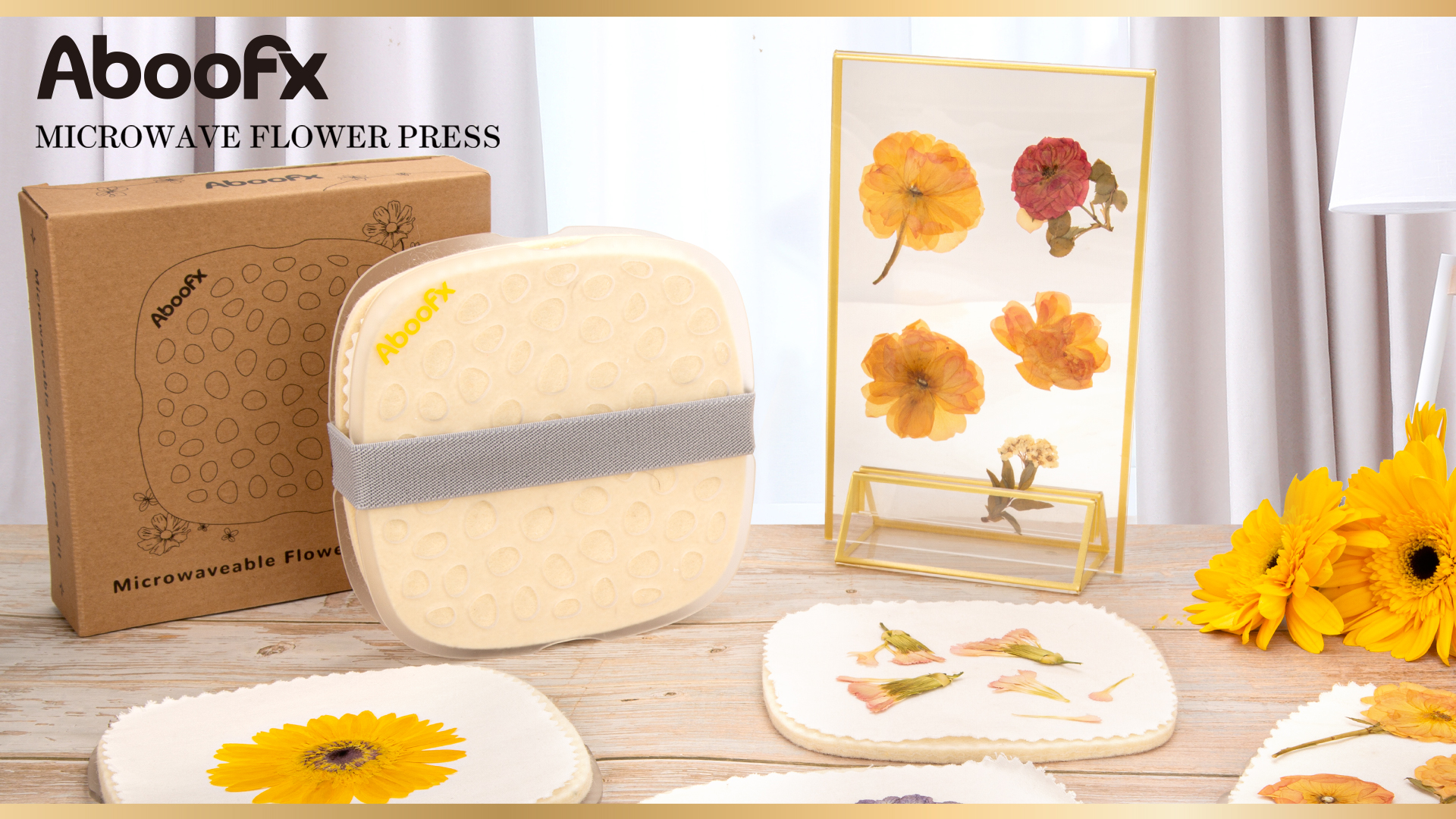 Amazon.com: Aboofx Microwave Flower Press 6.3