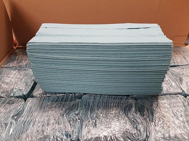 1-ply Paper Hand Towel - Blue (Pack of 2880)