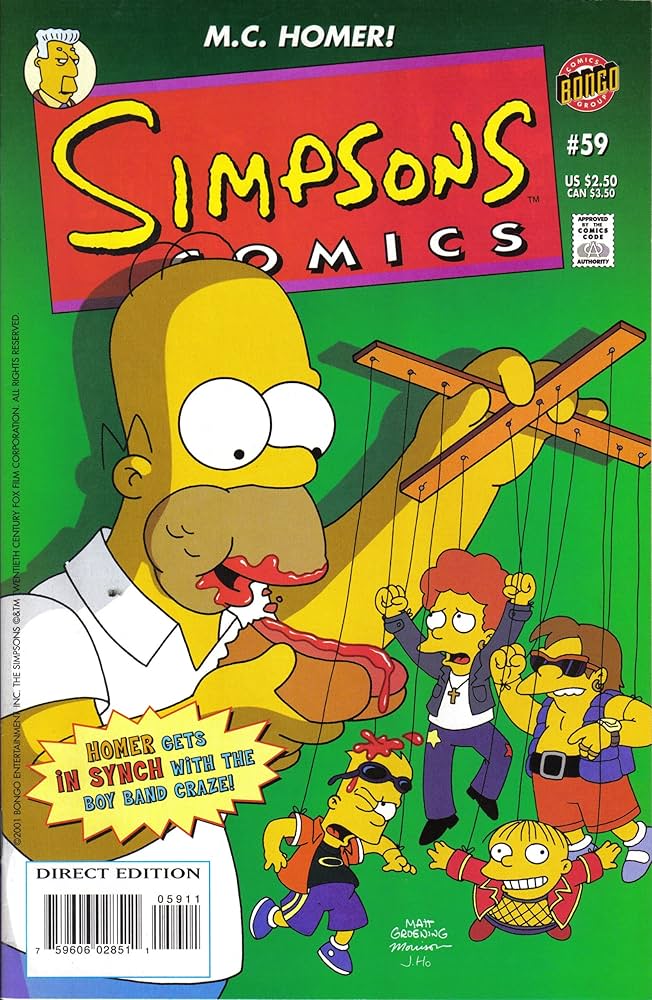 シンプソンズ　コミック　創刊号　6枚セット　Simpsons Comics シンプソンズ コミック 創刊号 6枚セット Simpsons Comics