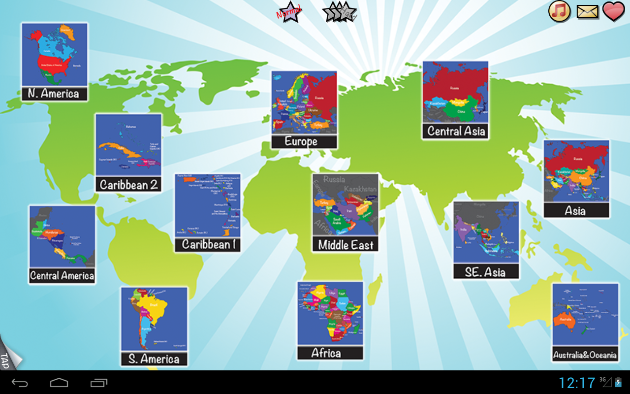 Our World Geography Puzzle App on Amazon Appstore