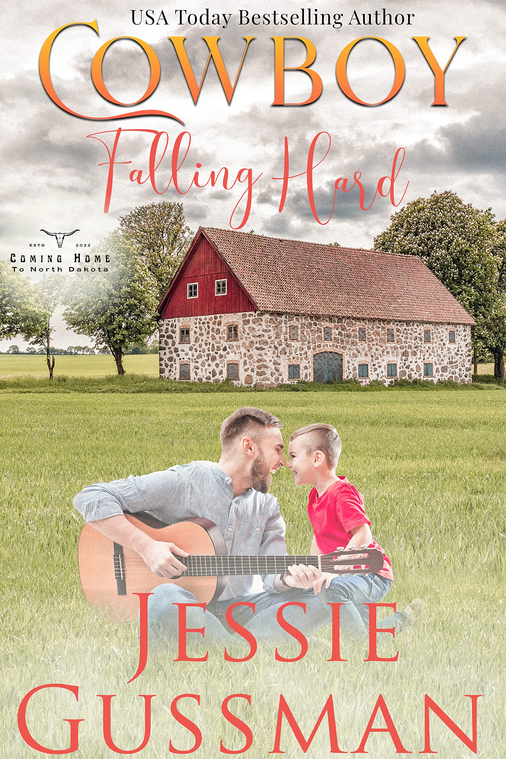 Cowboy Falling Hard (Coming Home to North Dakota Western Sweet Romance Book 8)