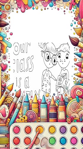 Our Class is a Family Coloring Pages coloring Book new family – vue 4