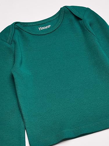 Miniatura 5 de Hanes Ultimate Baby Flexy - Juego de 4 camisetas de manga larga para bebés.