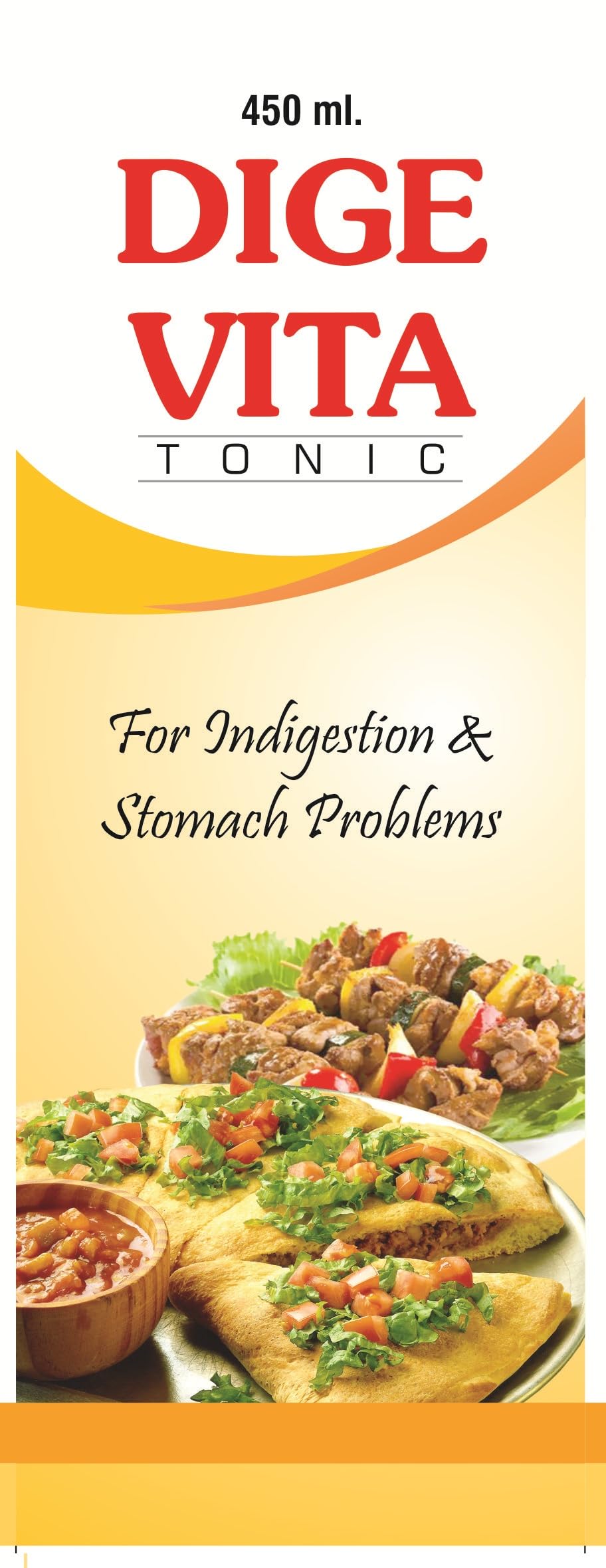 DIGE VITA TONIC for indigestion and stomach problems (pack of 2)