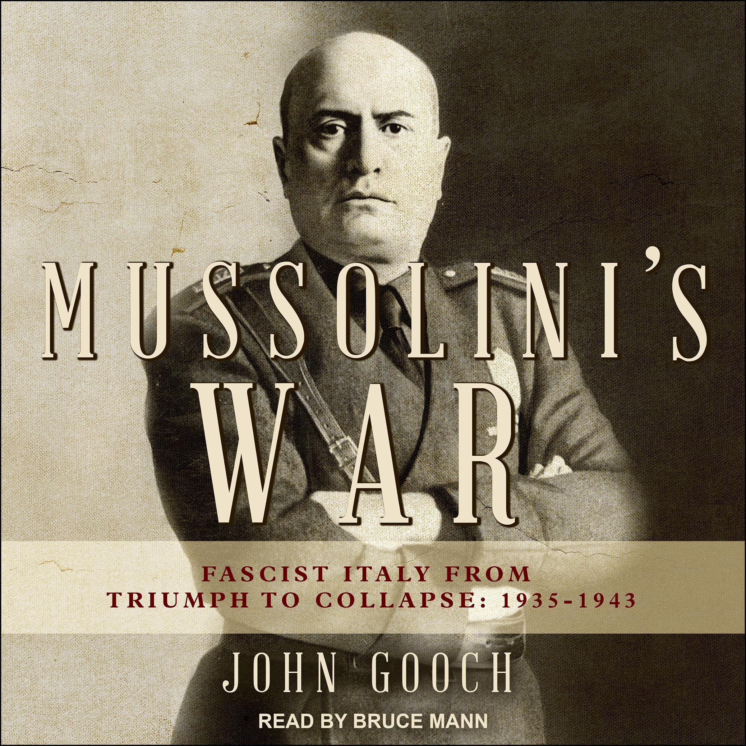 Cover art for Mussolini's War