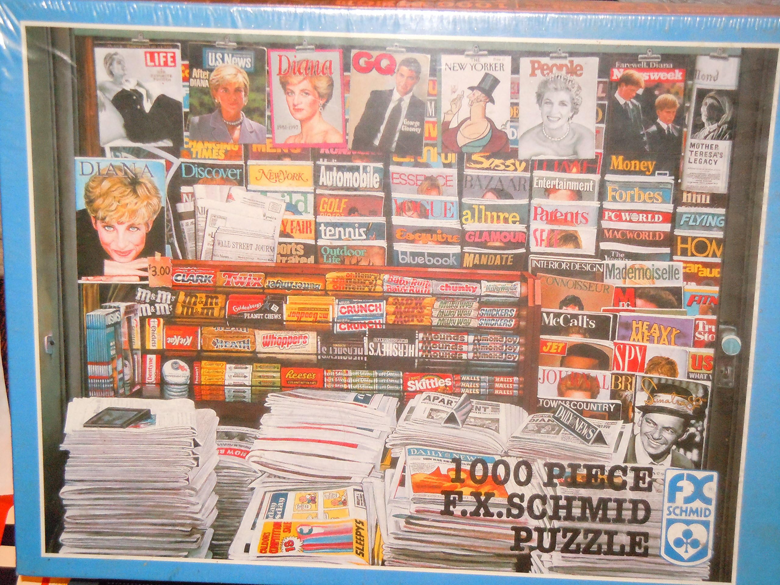 F. X. Schmid 1000 Piece Puzzle - Cover Stories a New York Newsstand