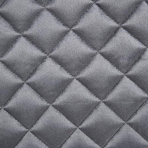 Miniatura 9 de 510 DESIGN Cheshire - Banco decorativo para dormitorio, diseño marroquí acolchado de diamante, reposapiés otomano acolchado para sala de estar,