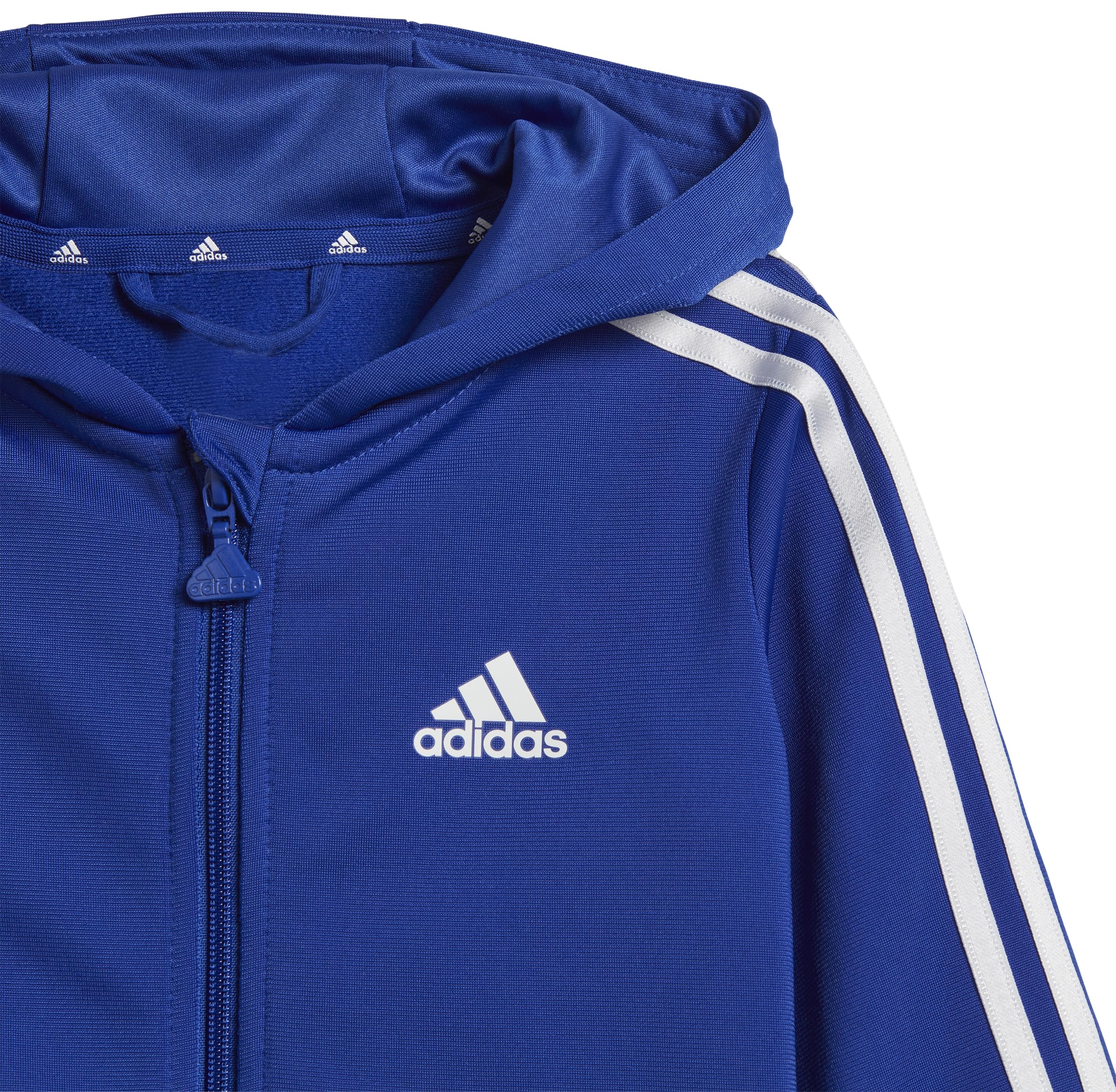 adidas Essentials Shiny Hooded Track Suit Chándal Unisex bebé