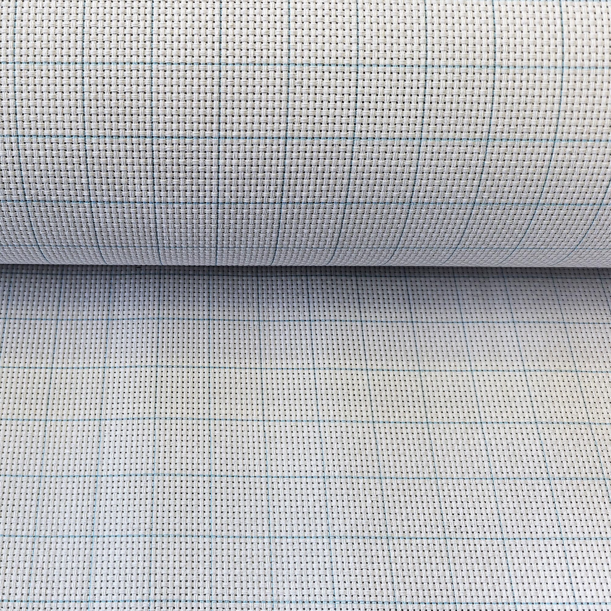 SewCrane 11CT Easy Count Aida Cotton Embroidery Fabric with Washable Grid Lines (59