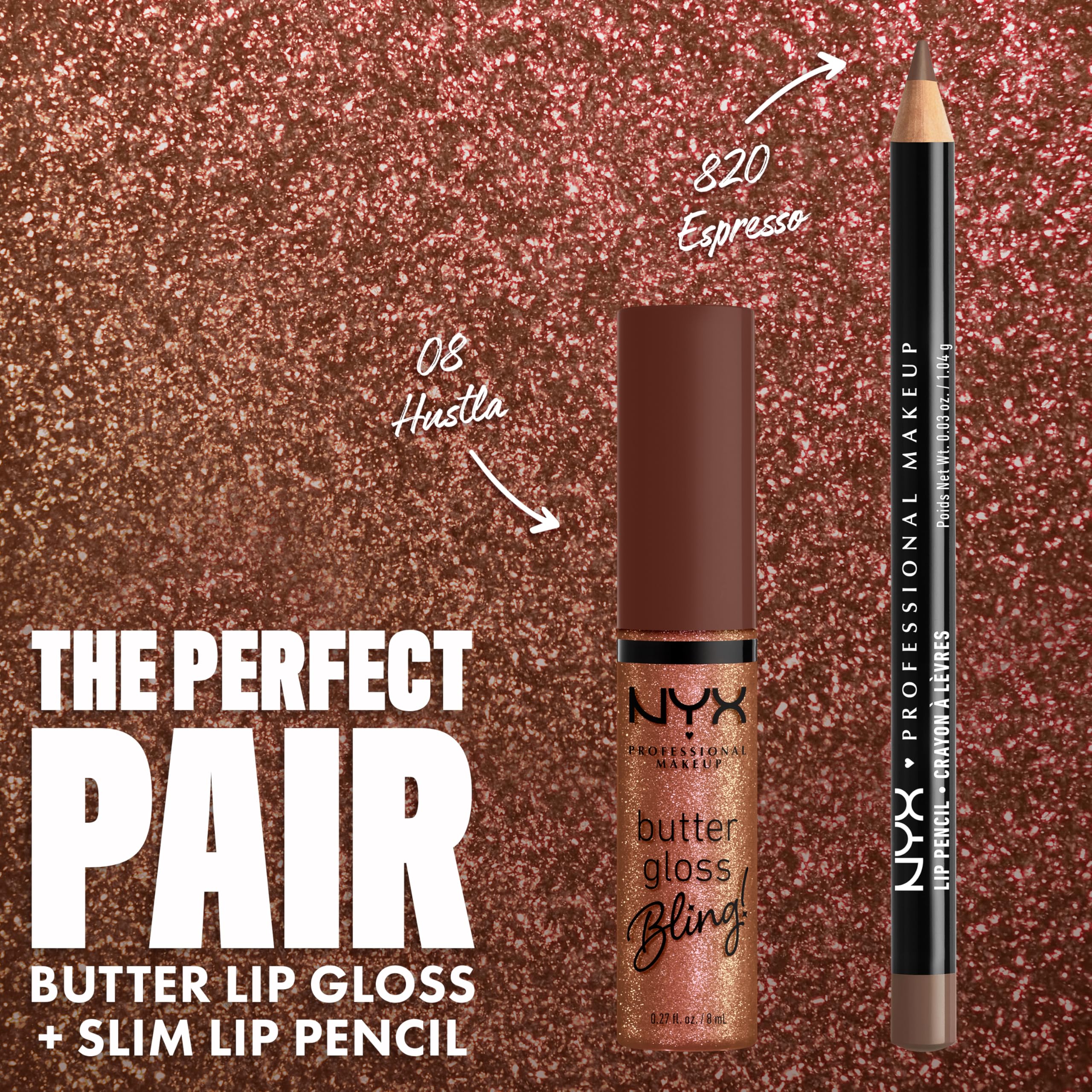 NYX Professional Makeup Slim Lip Pencil 820 Espresso
