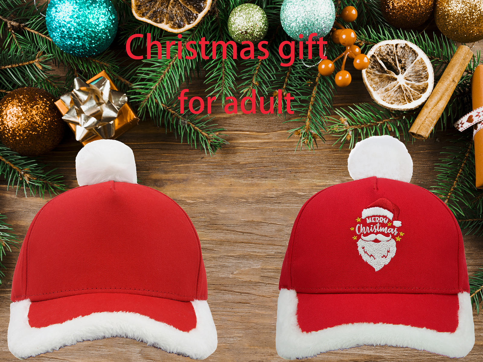 Chapeau de Noël Lumineux - Chapeau de Noël avec lumières LED | Chapeau de Père Noël en Peluche Chapeau de Noël Lumineux - Chapeau de Noël avec lumières LED | Chapeau de Père Noël en Peluche