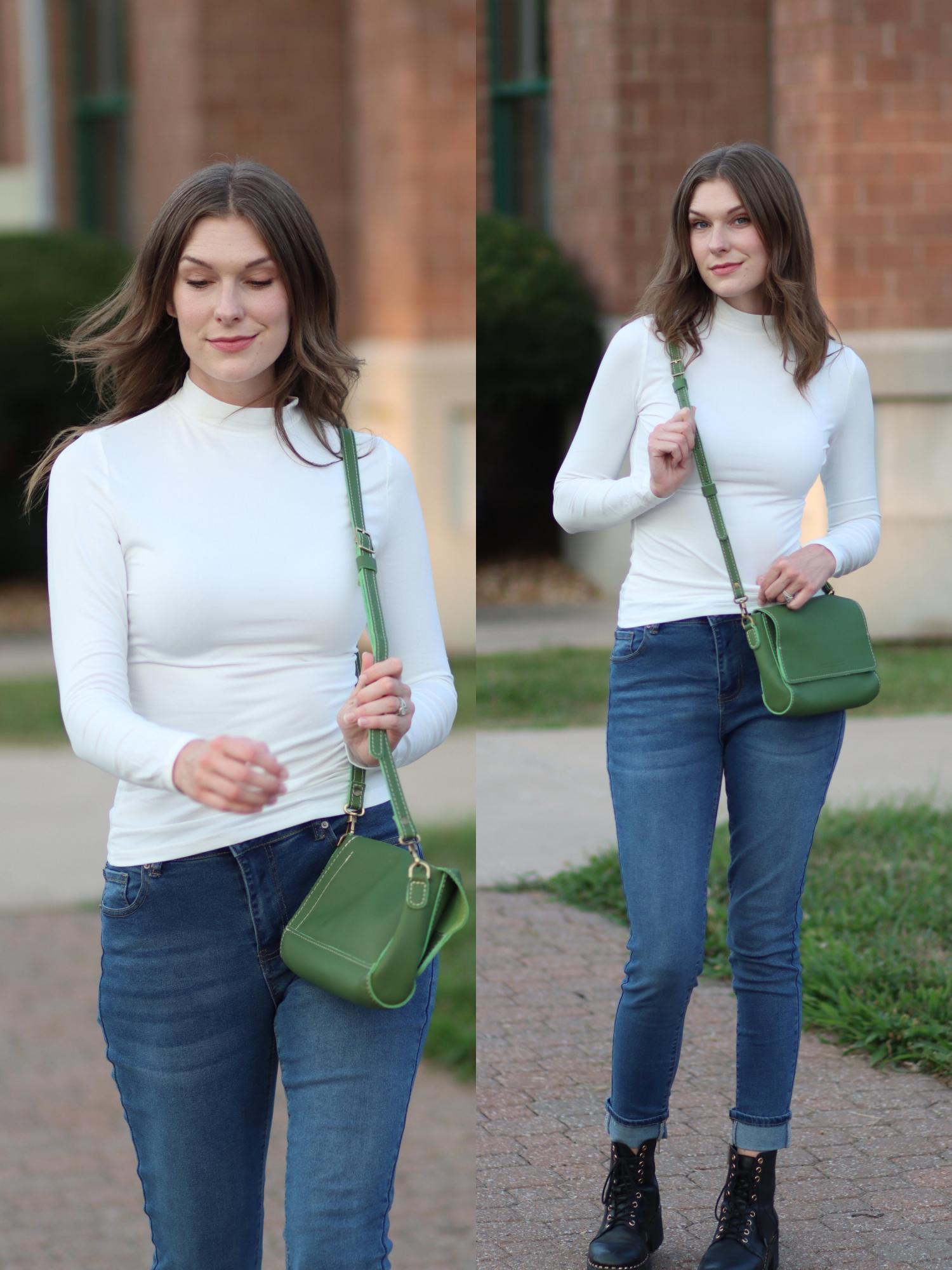 Zeagoo T-shirt Femme Manches Longues Col Roulé - Haut Basique Ajusté Et Extensible Pour Toutes Les Saisons