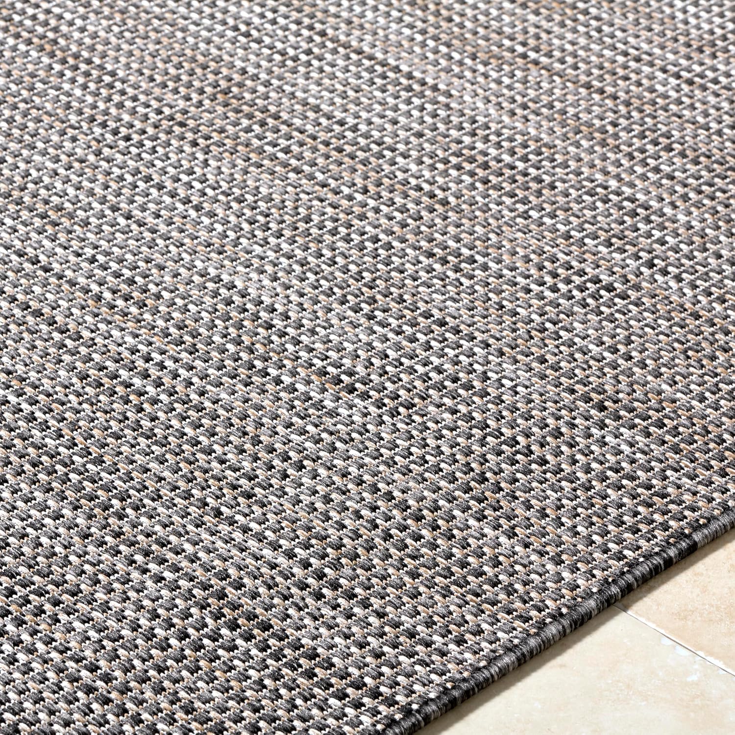 Livabliss x Galey Alix Barberry Modern Indoor/Outdoor Area Rug, 2' x 2'11", Grey image 5