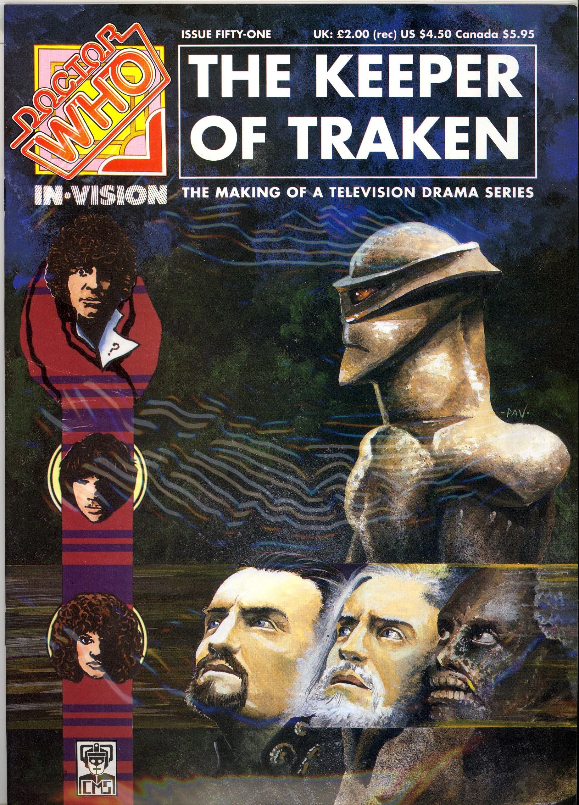 Doctor Who In-Vision Magazine Issue #51 The Keeper Of Traken UK EXCLUSIVE!
