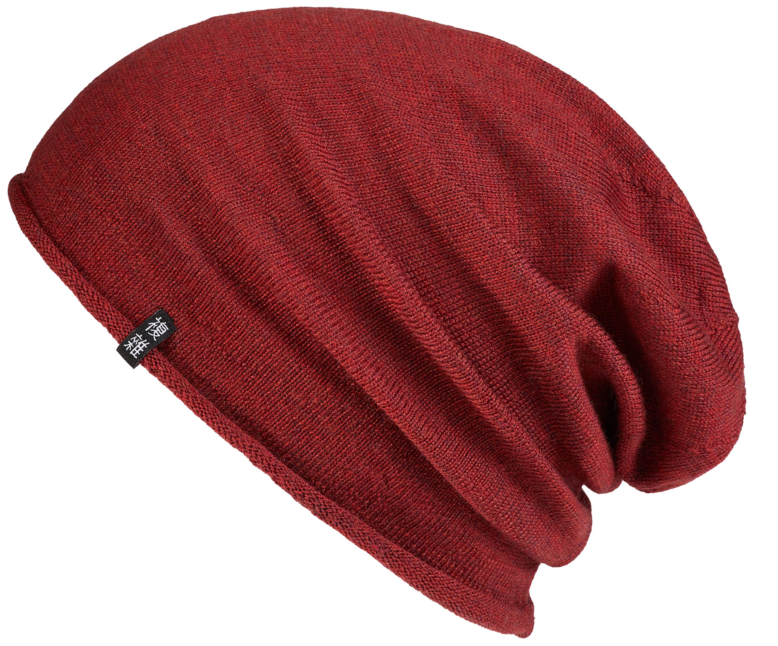 Enter the ComplexMerino Wool Lightwight Hat, Slouch Beanie, 100% Merino Wool, Women and Men