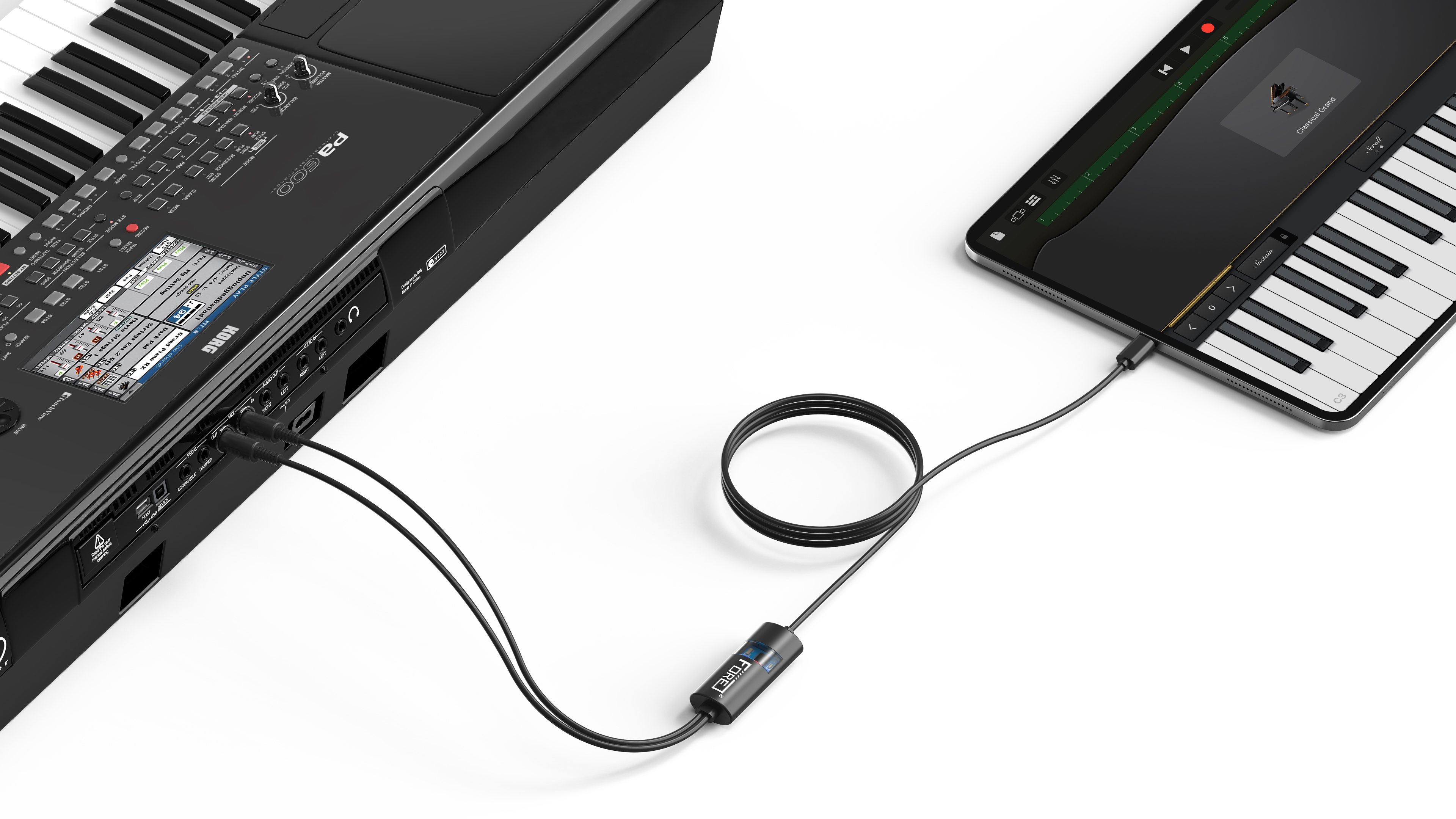 Amazon.com: FORE MIDI to USB Interface Compatible with USB Type-C