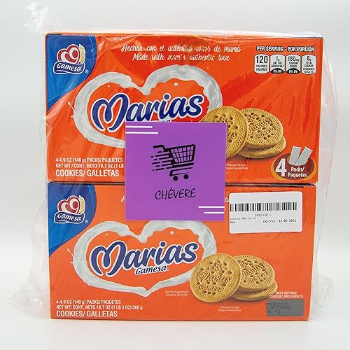 Miniatura 7 de Paquete económico de 2  Maria Galletas, paquete total de 39.4 onzas  Incluye 2 cajas de 19.7 onzas cada una  Galletas mexicanas María  Viene en un