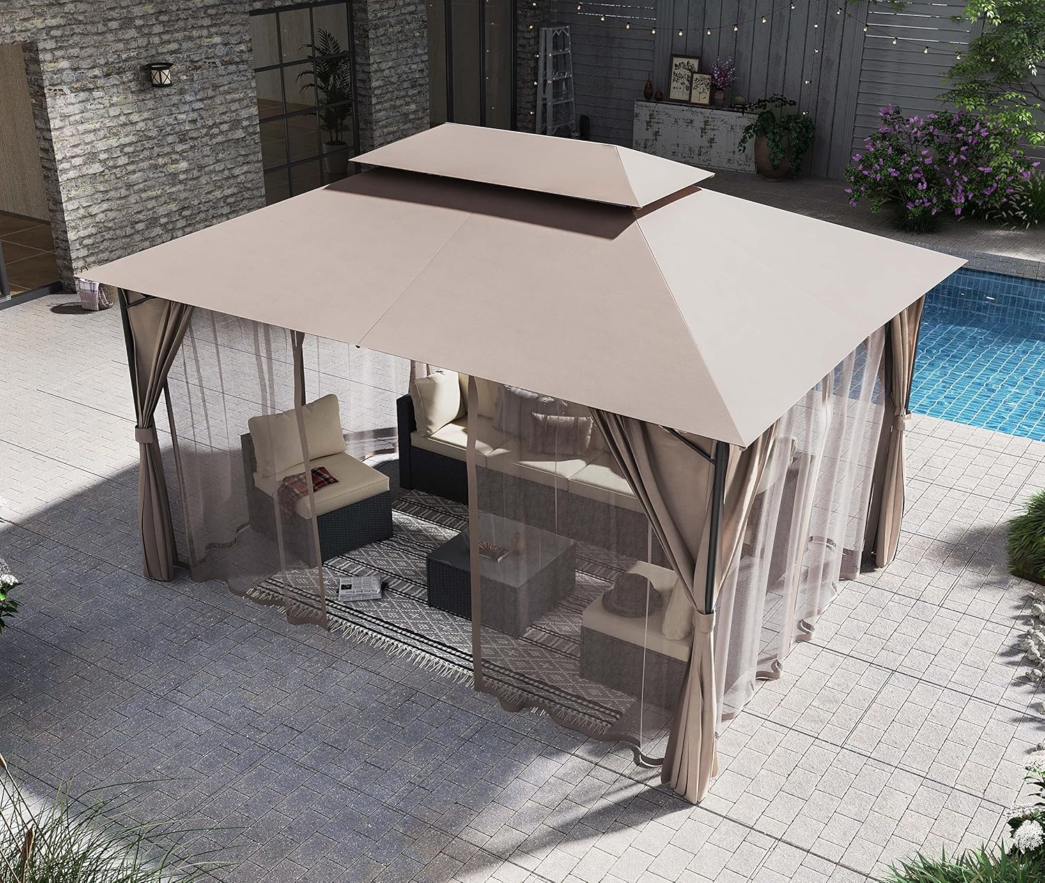 LAUSAINT HOME 10 y 39; x13 y 39; Patio Gazebo Costa Rica Ubuy