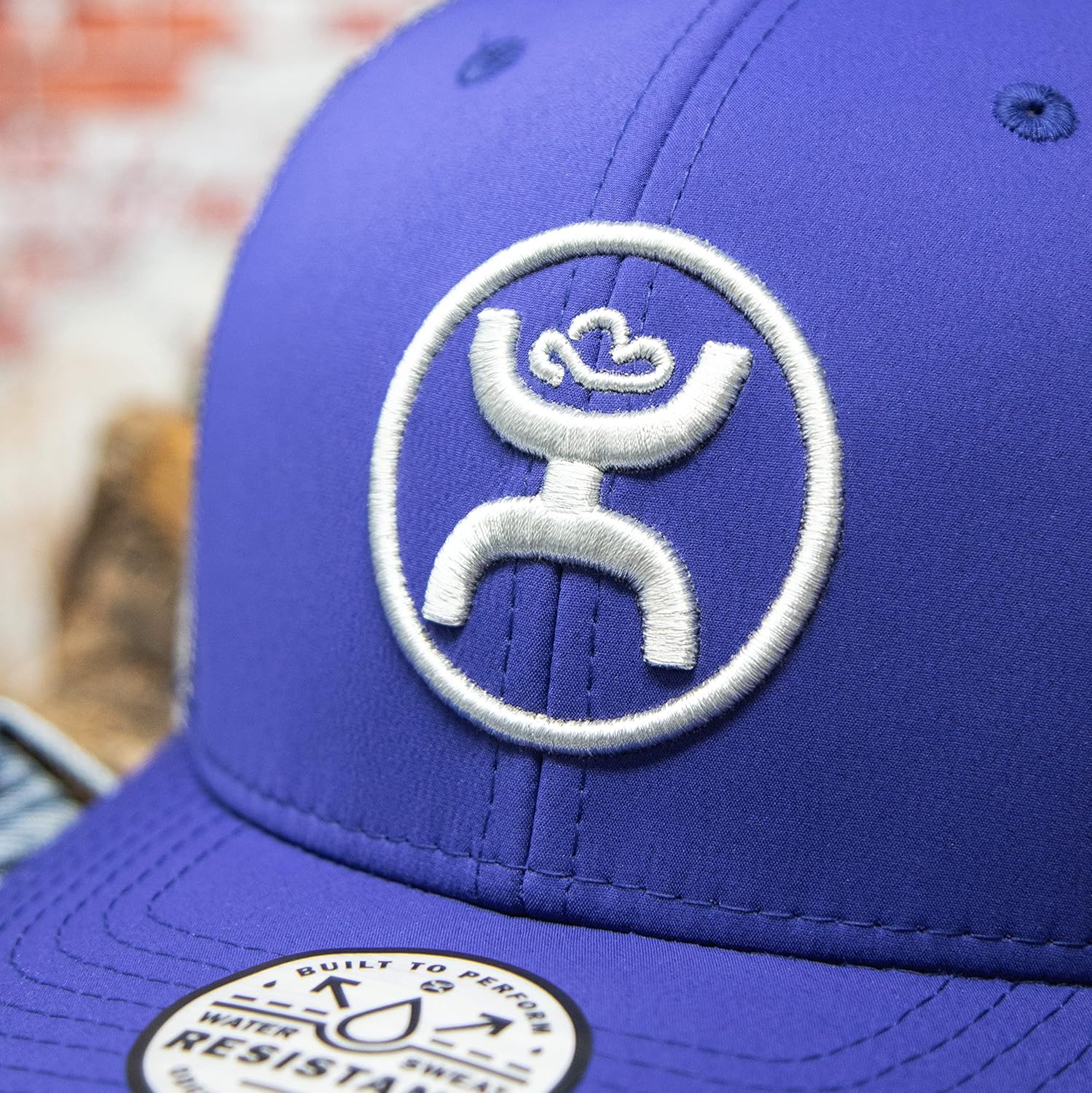 HOOEY O Classic 6-Panel Adjustable Trucker Hat w/Logo