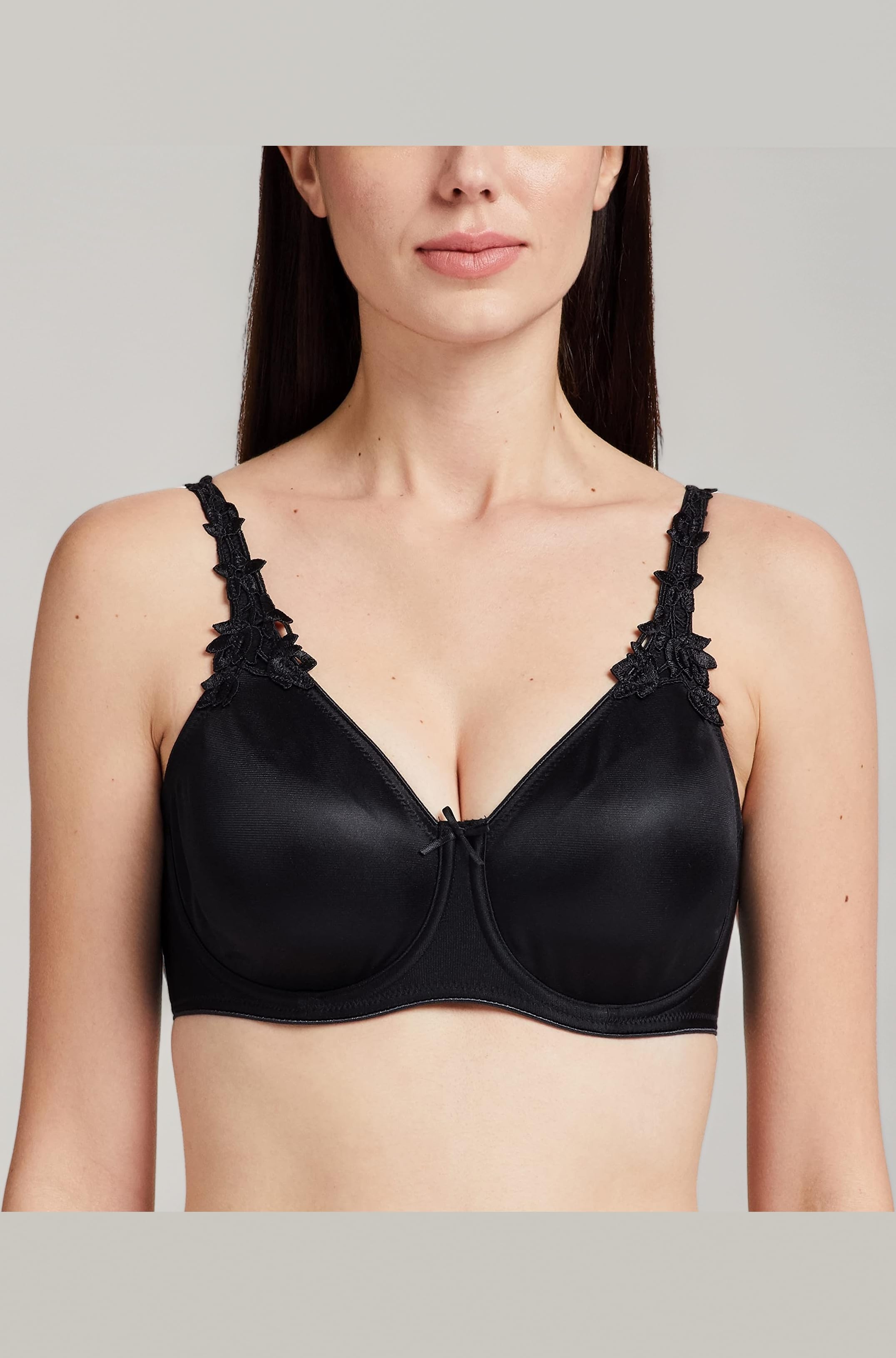 Minimizer Women Bra Wired Non Padded High Support Big Cup Lingerie Visual Bust Reduction Comfort Bra Floral Lace Full Coverage Shapewear Wide Straps & U-Back Support Pack of 1