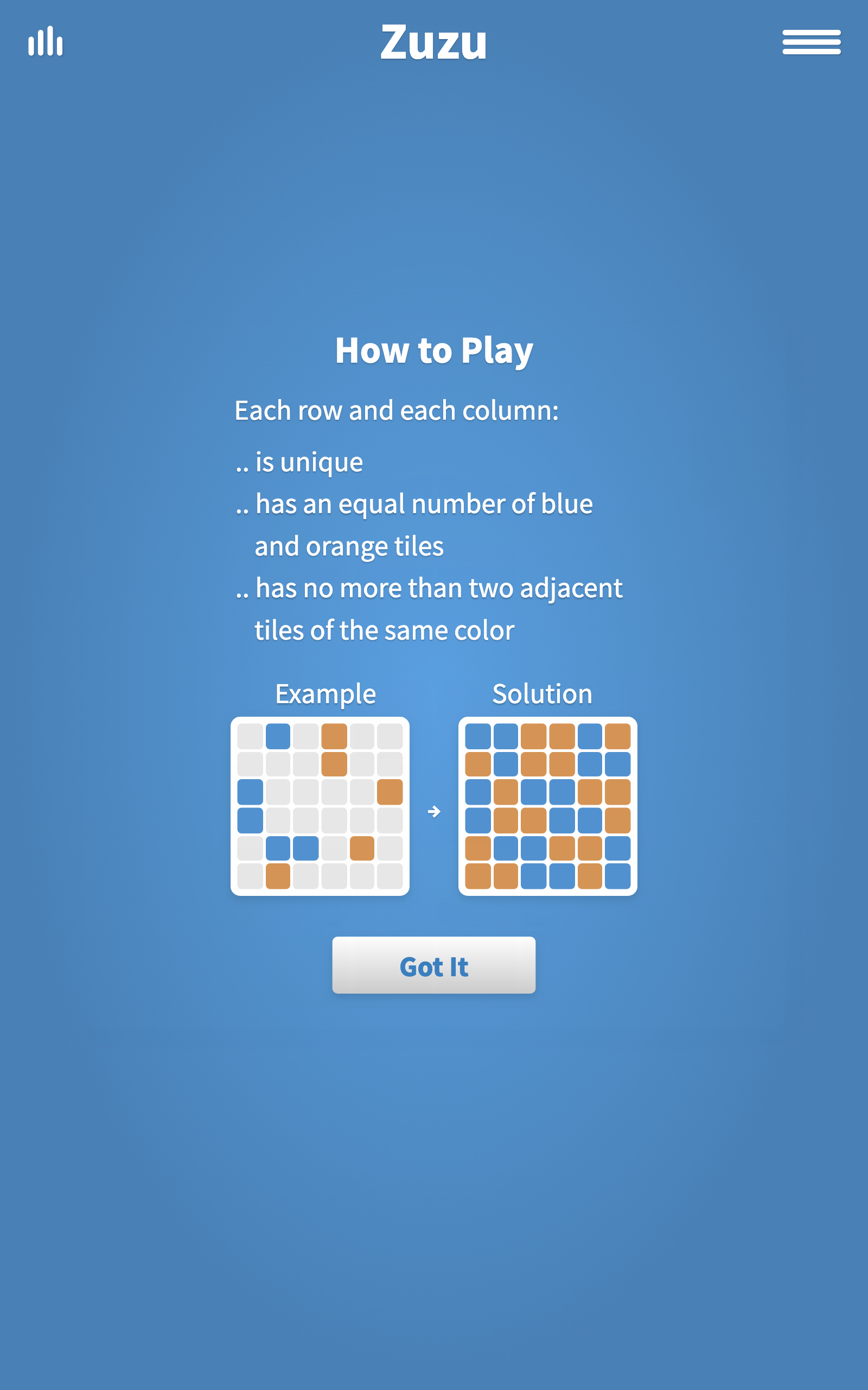 Zuzu · Binary Puzzle Game - App on Amazon Appstore
