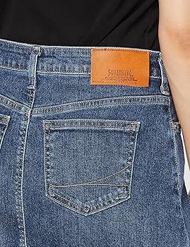 Amazon.co.jp: [サムシング] スカート ギャザーフレアデニム