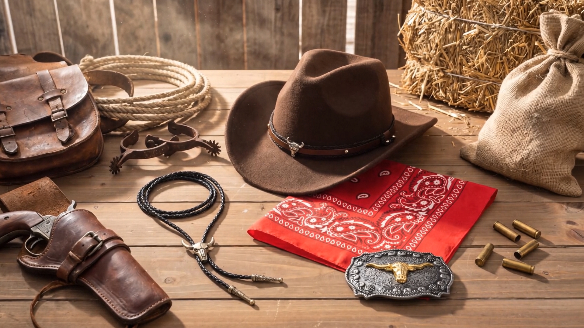 Wide Brim Cowgirl Hat & Belt Set - Suede PU Leather Western Costume suede cowboy hats sold on Temu Canada main image 2