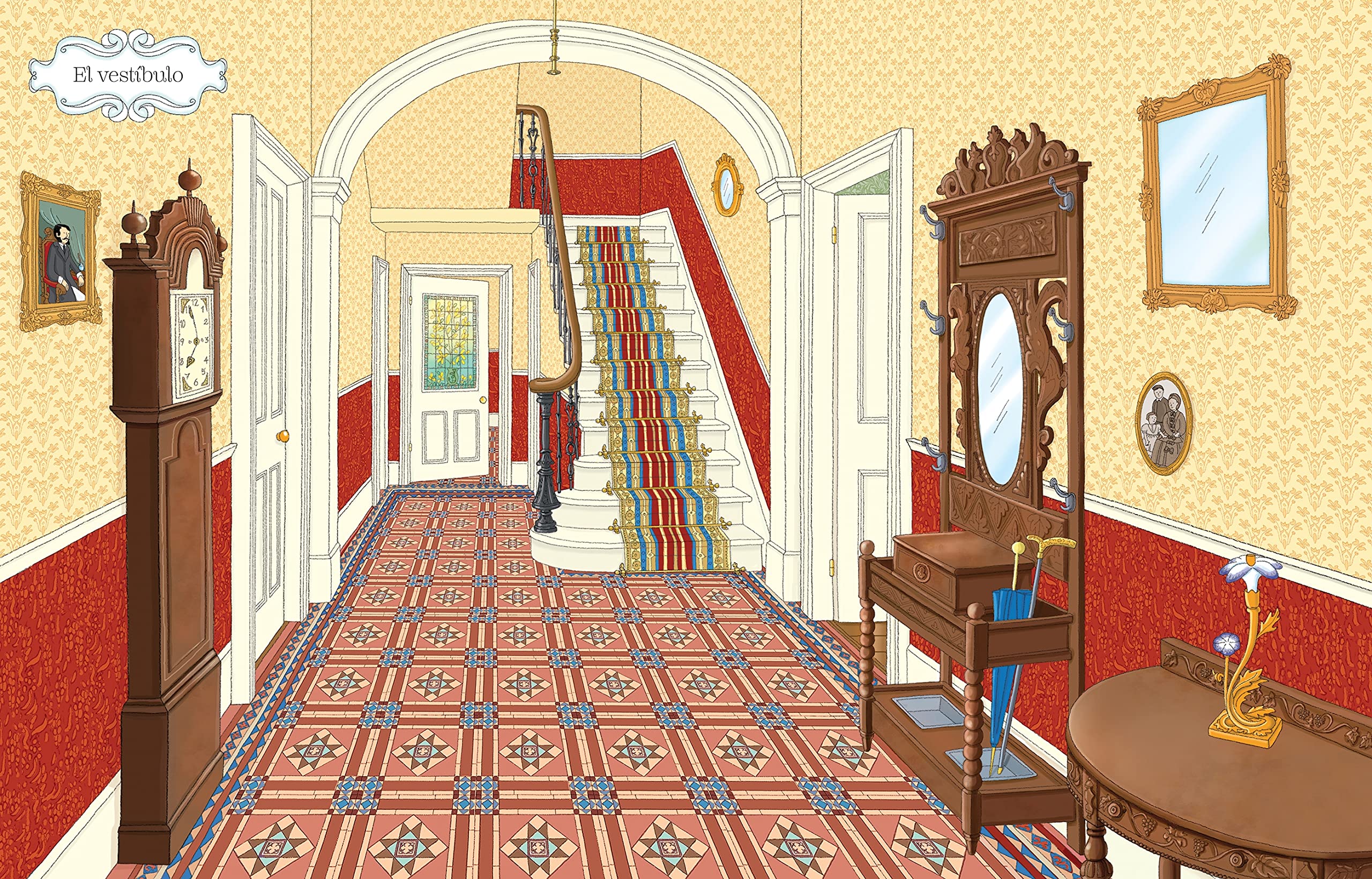 La casa de muñecas victoriana (Una casa de muñecas - Libro de pegatinas)