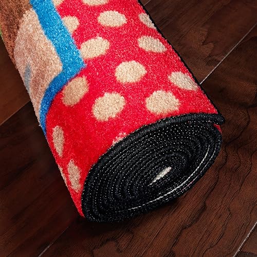 Miniatura 78 de Flagship Carpets Alfombra antideslizante para niños y bebés, para aprendizaje en casa o aula, sala de juegos o dormitorio de niños, 5 x 8 pies