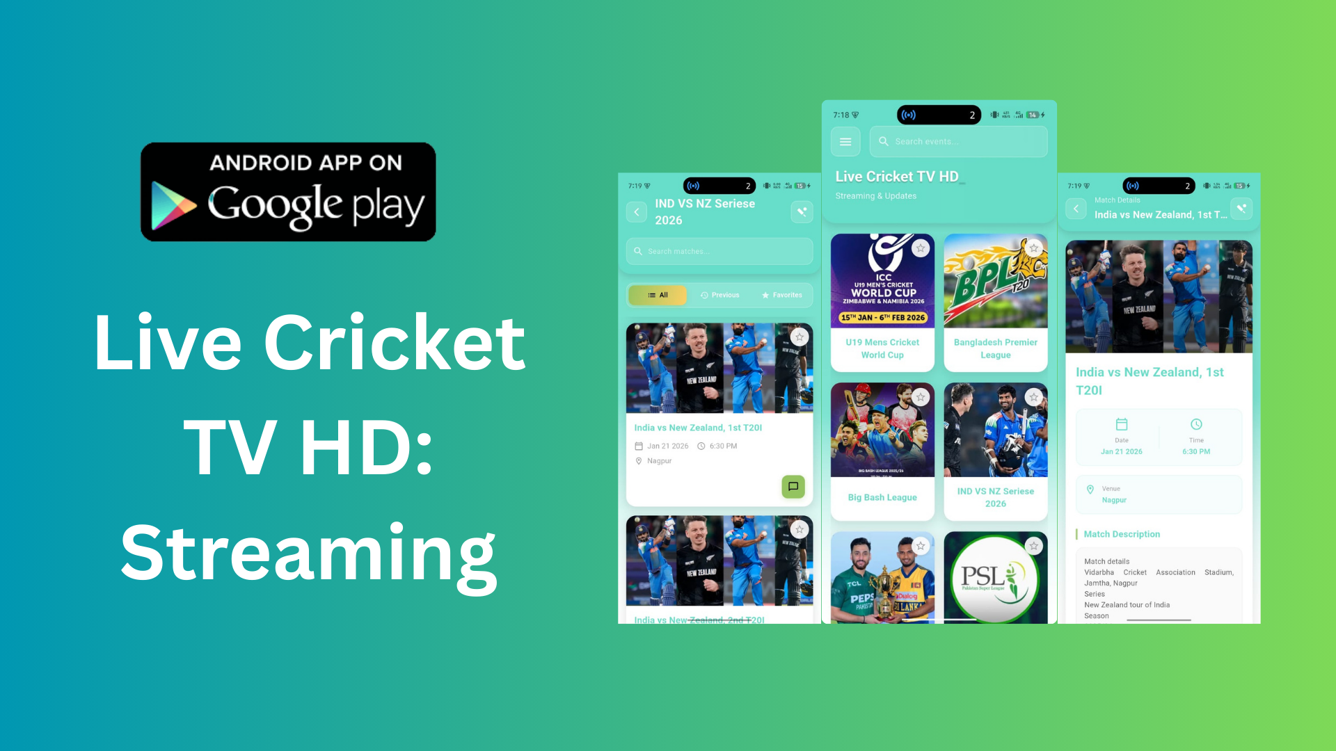 Live Cricket TV HD: Streaming - App on Amazon Appstore