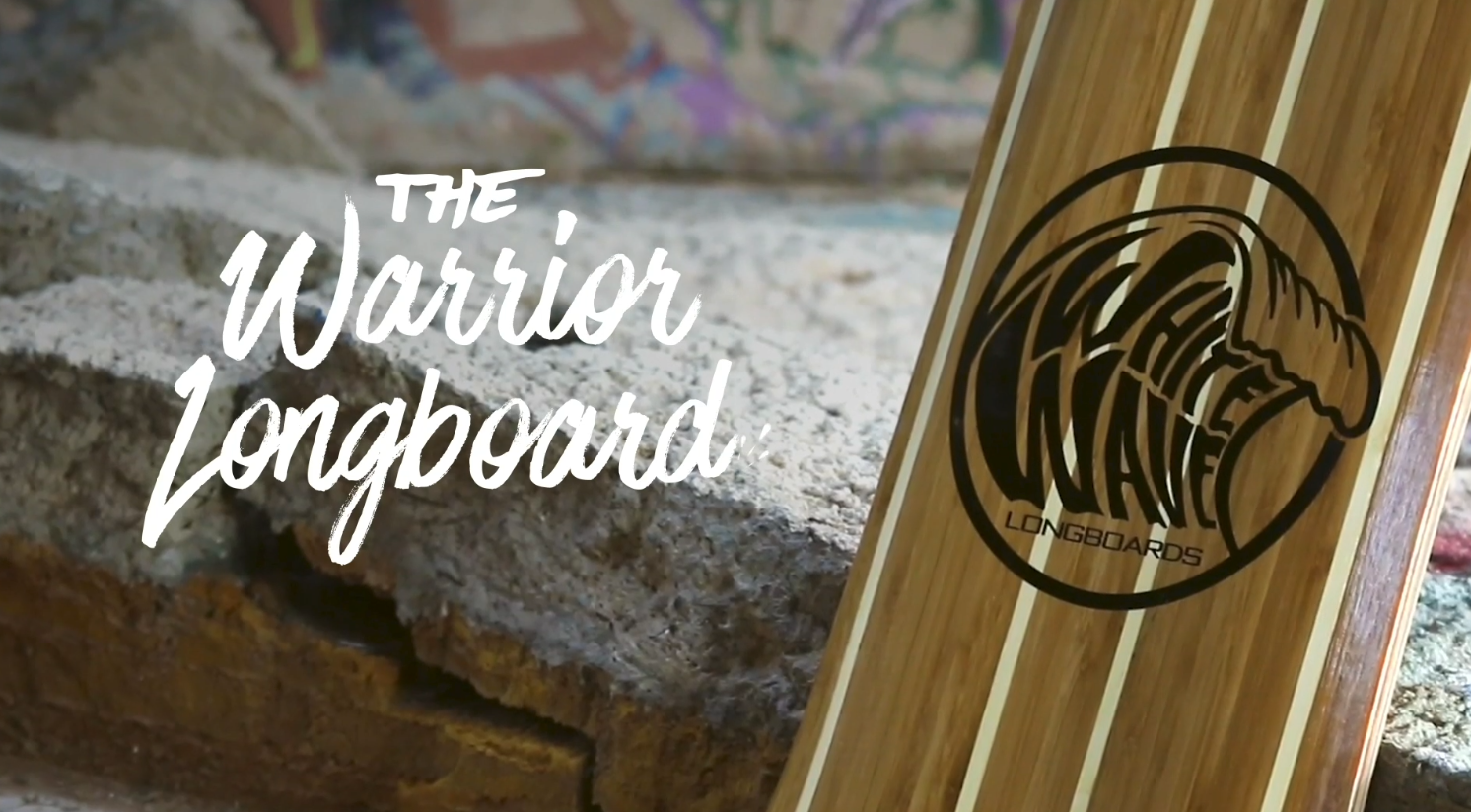 White Wave Longboards Drop Deck 38 Inch Bamboo Canadian Maple
