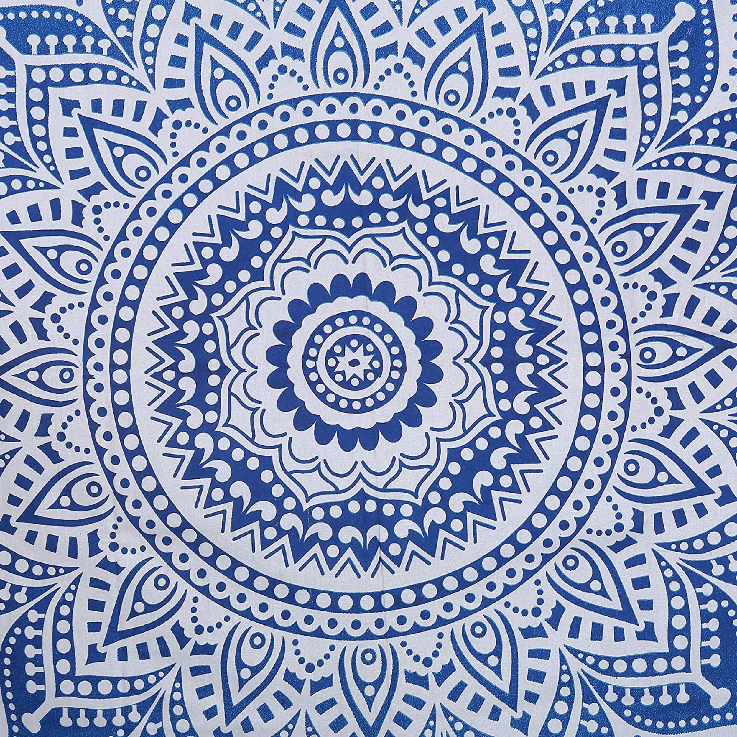 KUNST UND MAGIE Wandteppich Tagesdecke Wandbehang Mandala Dekotuch Indisch Elefant ca 200x230cm KUNST UND MAGIE Wandteppich Tagesdecke Wandbehang Mandala Dekotuch Indisch Elefant ca 200x230cm