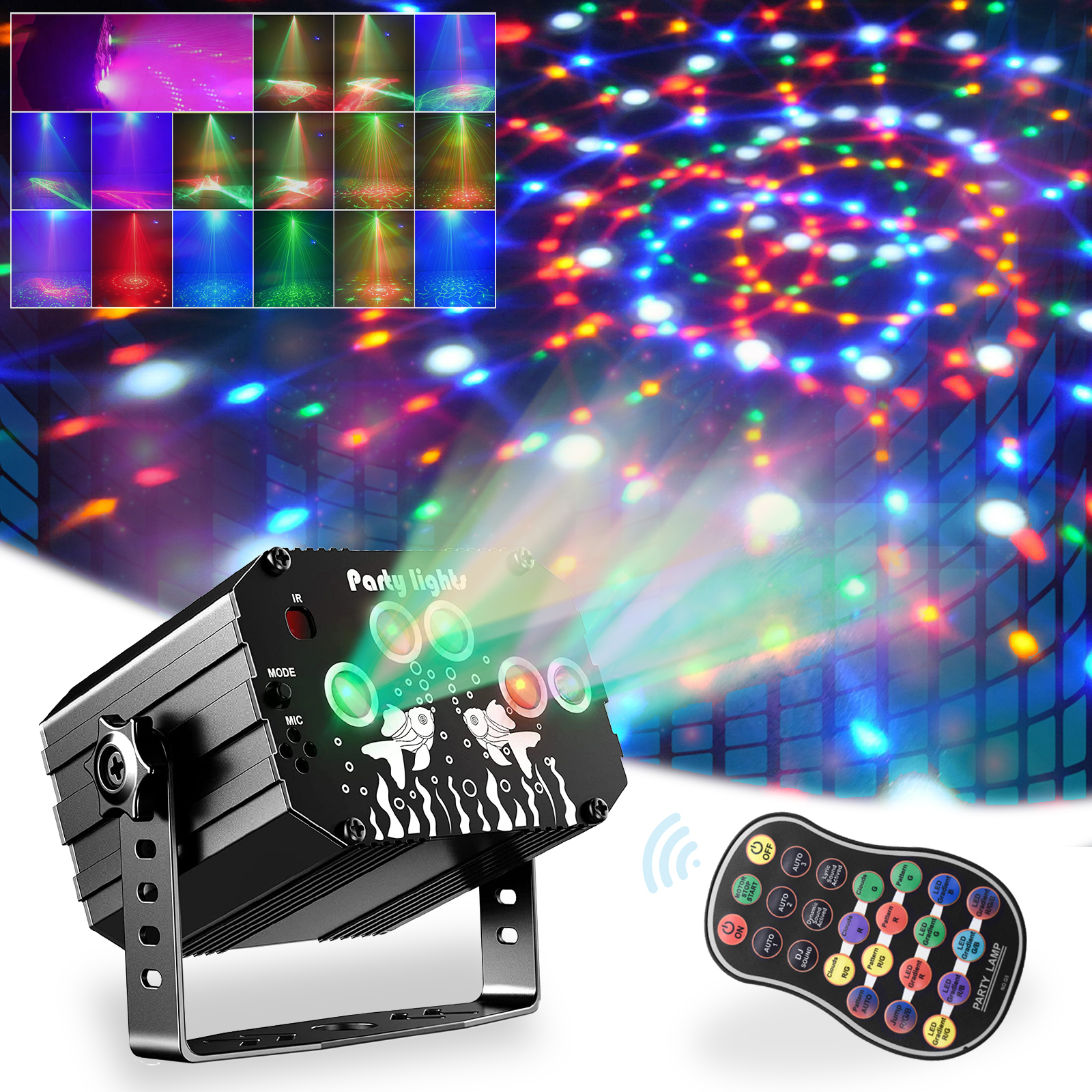 RGB LED Nebelmaschine Stage DJ Party Fog