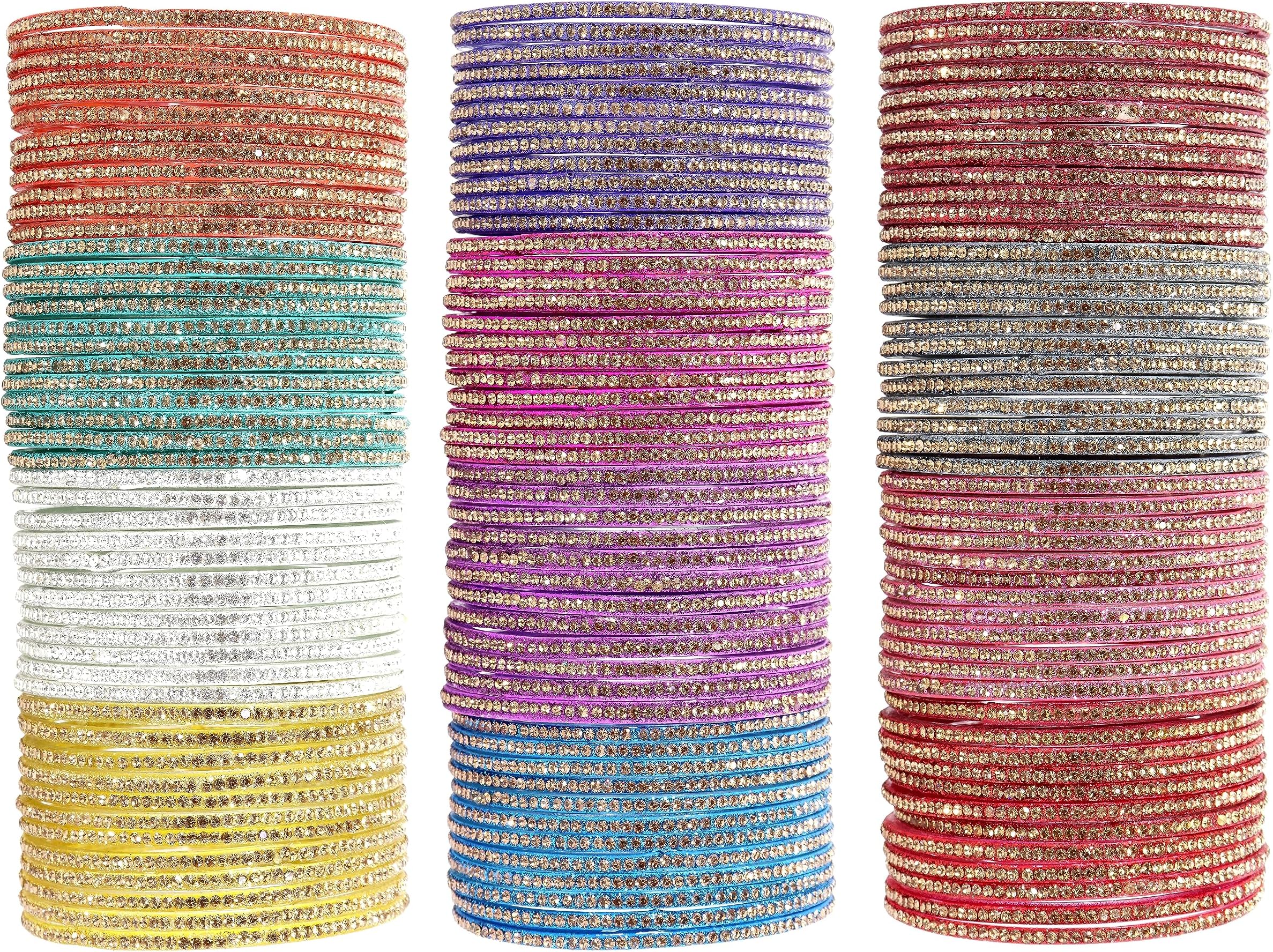 NMII NewMakeInIndia Glass Bangle Set for Women - Set of 12