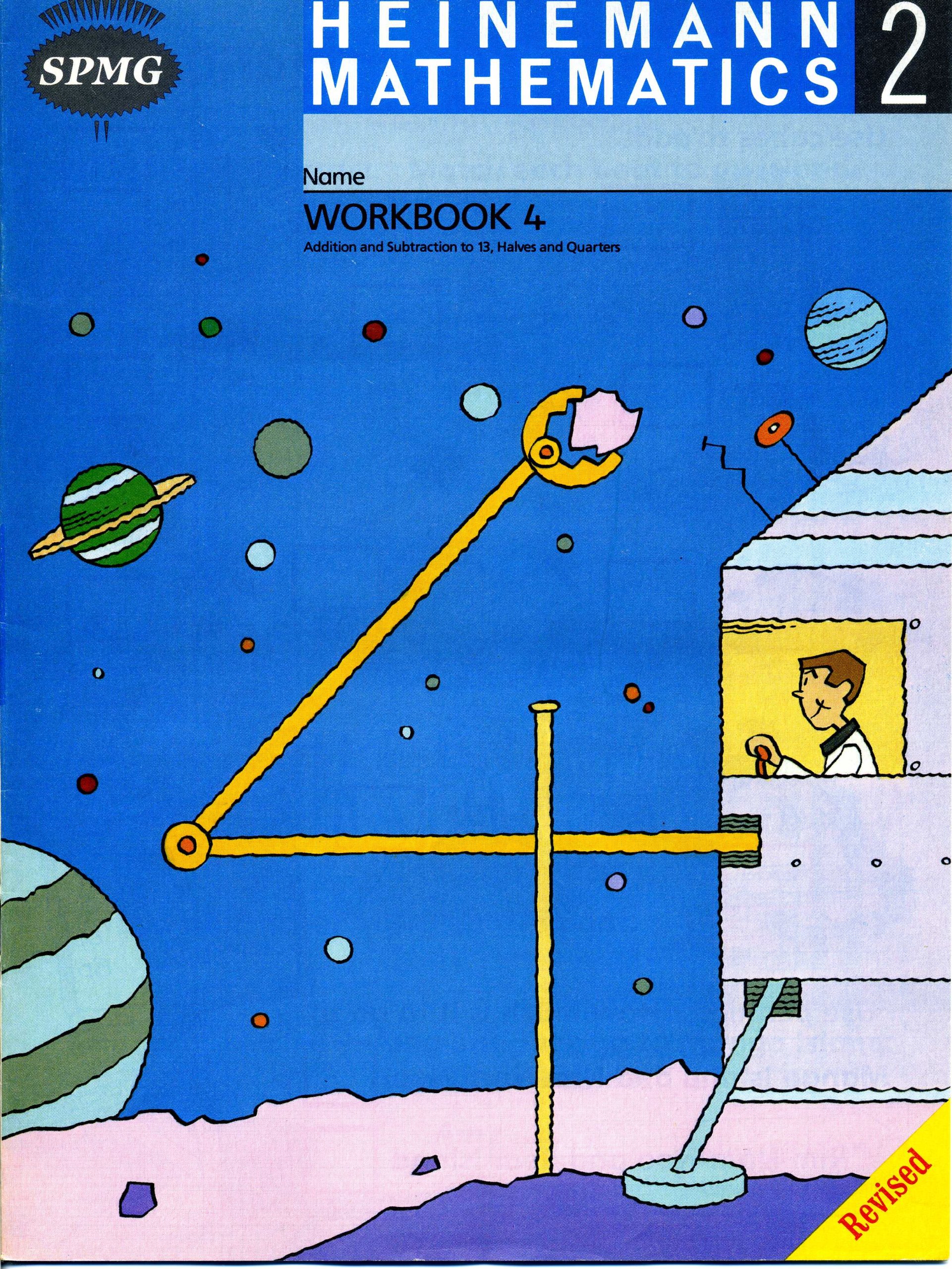 Heinemann Maths 2 Workbook 4: Addition & Subtraction to 13, Halves and Quarters