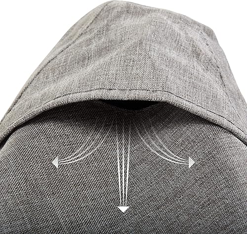 Miniatura 8 de MODERN LEISURE 3004 Garrison - Funda impermeable para silla de patio (27 pulgadas de ancho x 34 pulgadas de profundidad x 31 pulgadas de alto), gris