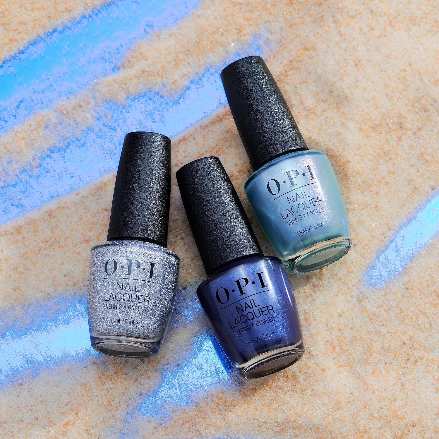 OPI Nail Lacquer Classic Nail Polish Colors | Blue & Green Shades | Crème, Shimmer, and Glitter Chip Resistant Nail-Polish | Fast Drying, Streak-free Formula | 0.5 Fl Oz