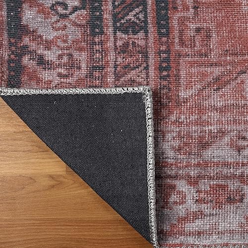 Miniatura 25 de Superior Alfombra de área para interiores para sala de estar, dormitorio, cocina/comedor, oficina, única, alfombras con respaldo de algodón, Athena