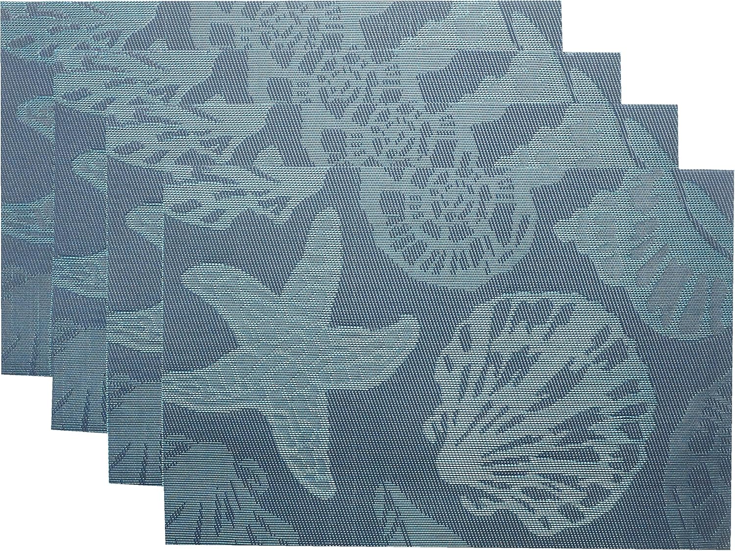 Doupoo Sea Place Mats Beach Theme,Heat Resistant Coastal