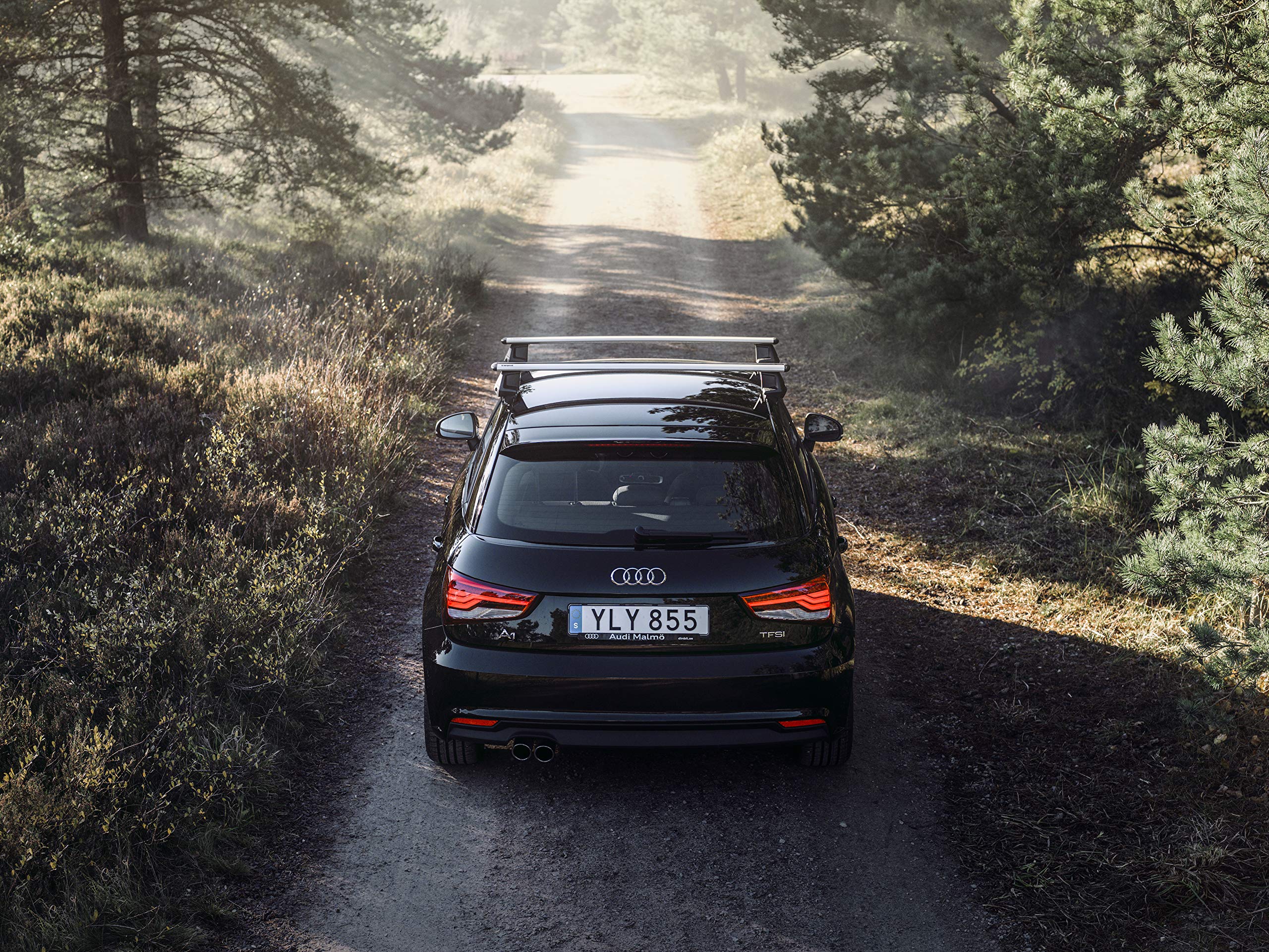 Thule Wingbar Evo 2-pak 135 & Thule 710410 Zamek Bagażnika, Czarny, ‎36,7 x 16,5 x 9,6 cm; 1,91 kg