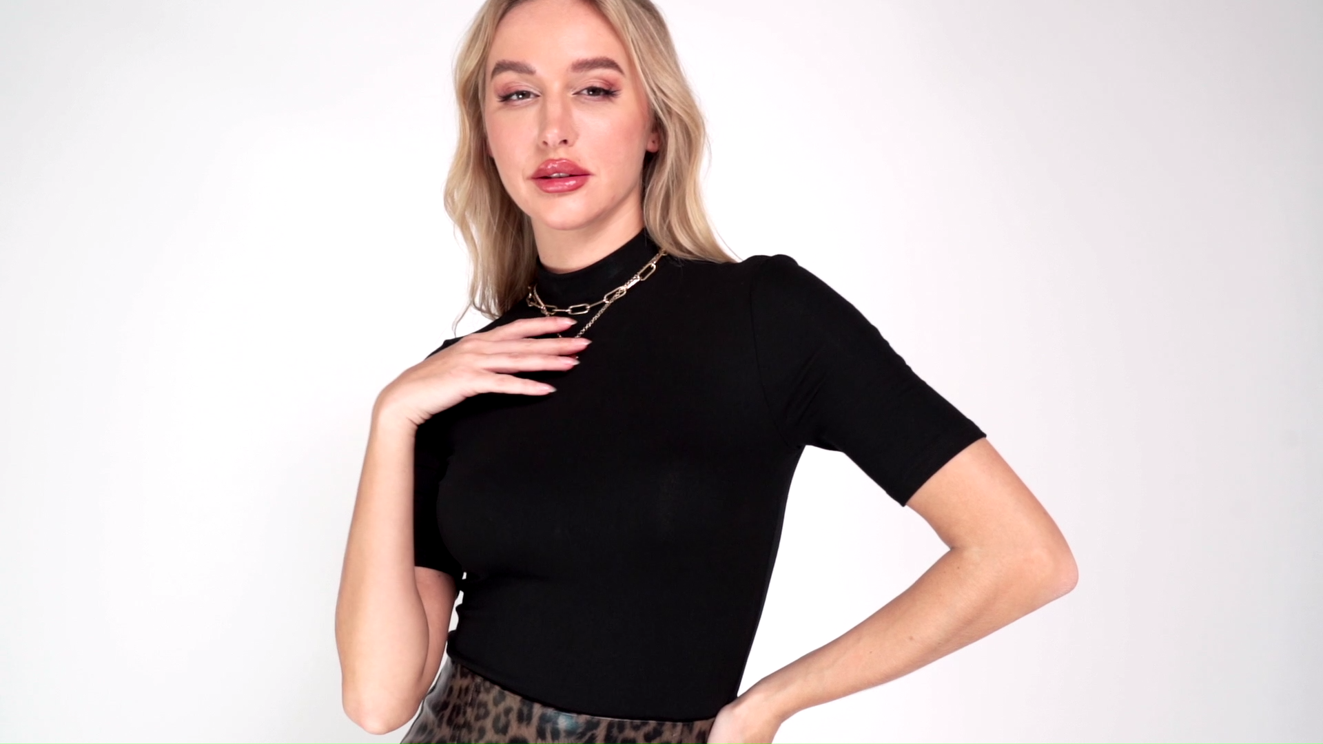MANGOPOP Women’s Mock Neck Slim Fit Tee – Burgundy Short Sleeve Top | Stretchy & Comfy - View #8