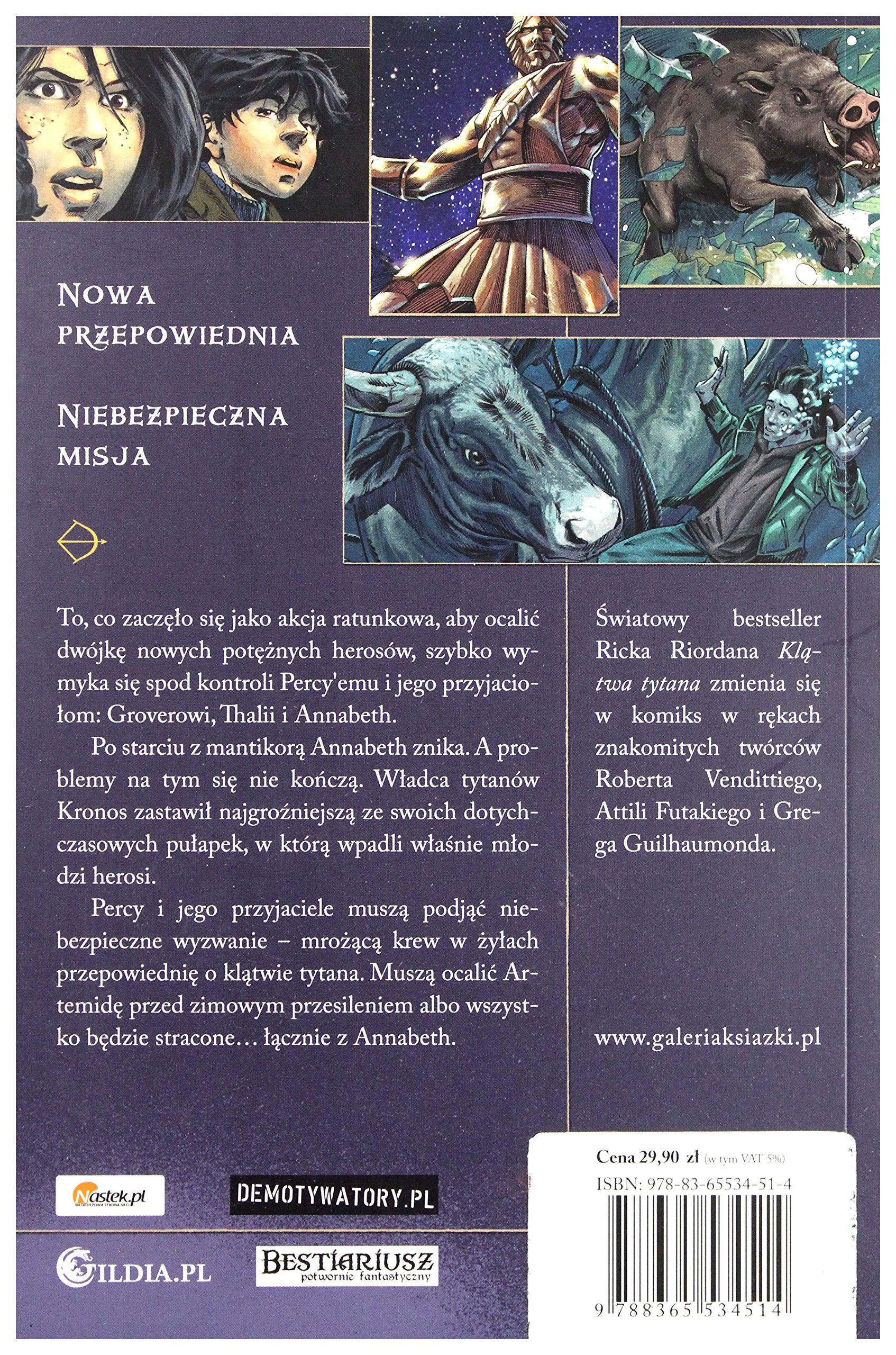Klątwa Tytana. Cykl Percy Jackson i Bogowie Olimpijscy. Tom 2 (komiks)
