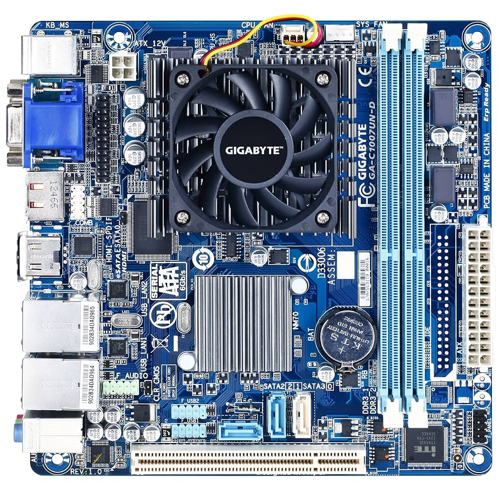 Amazon | GIGABYTE マザーボード Intel NM70 Celeron 1007U搭載
